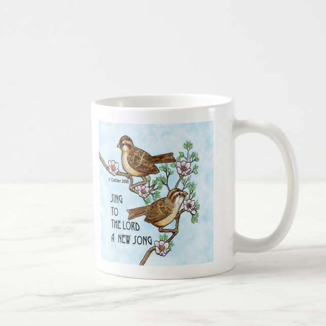 Caneca De Café Christian New Song (Direita)