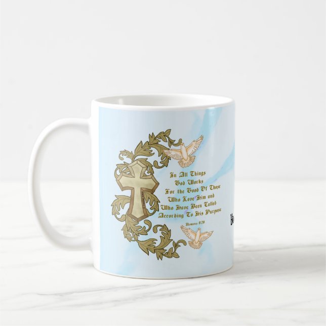 Caneca De Café Christian Romans Oito 28 Mug (Esquerda)