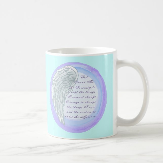 Caneca De Café Christian Serenity Prayer Wing (Direita)