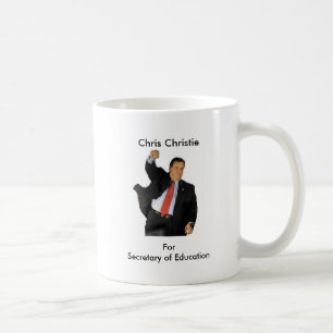 Caneca De Café Christie para o secretário de educação