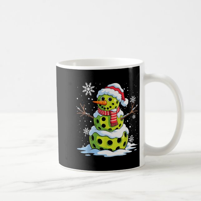 Caneca De Café Christmas Ckleball Snowman Christmas Women Men Kid (Direita)