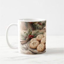 Christmas Cookies Milk Gift Watercolor Baking Holi