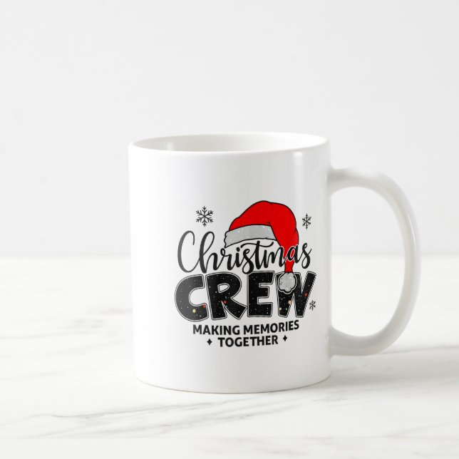 Caneca De Café Christmas Crew Xmas Lights Family Matching Pajamas (Direita)