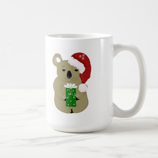 Caneca De Café Christmas Koala Bears (Direita)