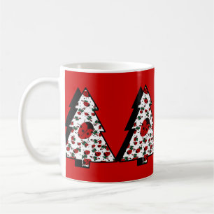 CANECA DE CAFÉ CHRISTMAS LADYBUGS