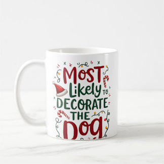 Caneca De Café Christmas Likely Decorate Dog Xmas Family