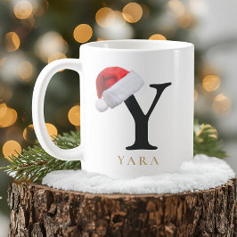 Caneca De Café Christmas Monogram Mug