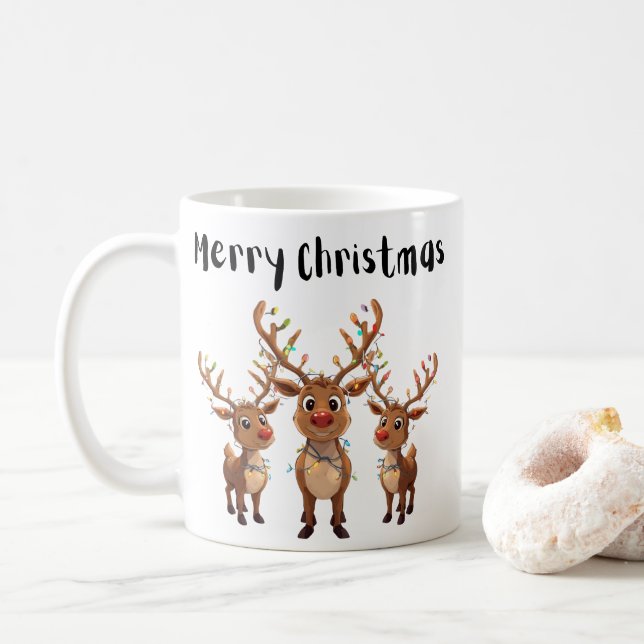 Caneca De Café Christmas Mug (Com Donut)