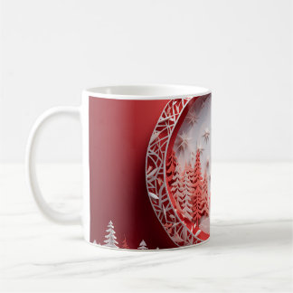 Caneca De Café Christmas mug, Ceramic mug, Coffee mug decorated
