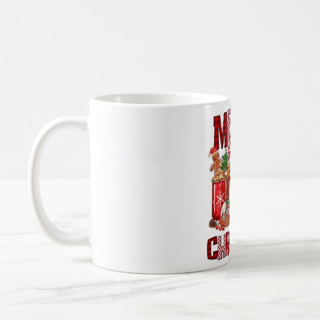 Caneca De Café Christmas Mug | Festive Holiday Coffee Cup by Kali (Esquerda)