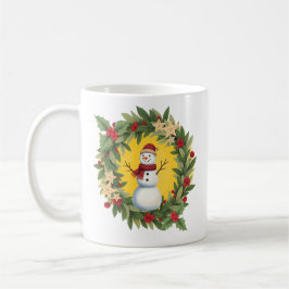 Caneca De Café Christmas Mug | Snowman