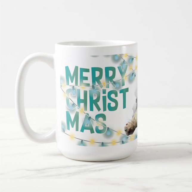 Caneca De Café Christmas Mug with Decorative Lights (Esquerda)