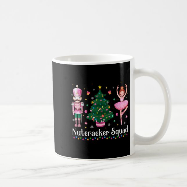 Caneca De Café Christmas Nutcracker Squad Ballet Dance Women Kids (Direita)