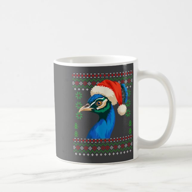 Caneca De Café Christmas Pea Ugly Xmas Sweater  (Direita)