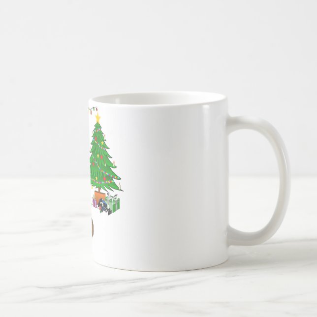 Caneca De Café christmas poo emoji (Direita)