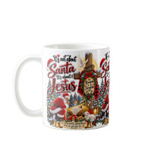 Christmas Santa Jesus Merry Christmas Mug