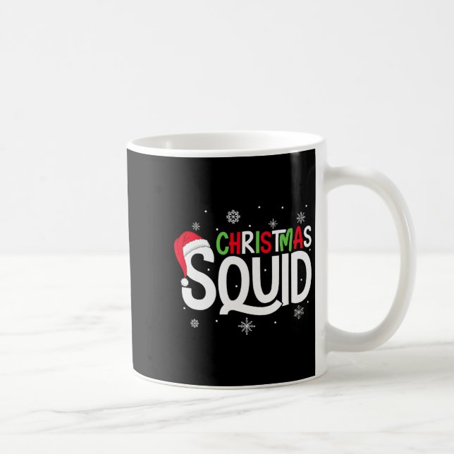 Caneca De Café Christmas Squad Matching Family Group Santa Elf Xm (Direita)