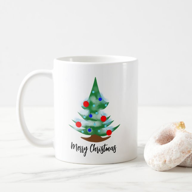 Caneca De Café Christmas tree (Com Donut)