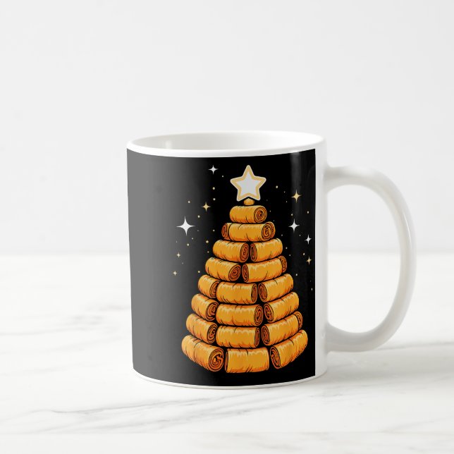 Caneca De Café Christmas Tree Luma Filino Spring Rolls  (Direita)