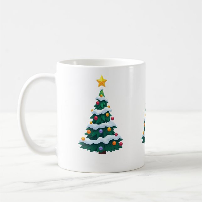 Caneca De Café Christmas tree with Snow Mug (Esquerda)