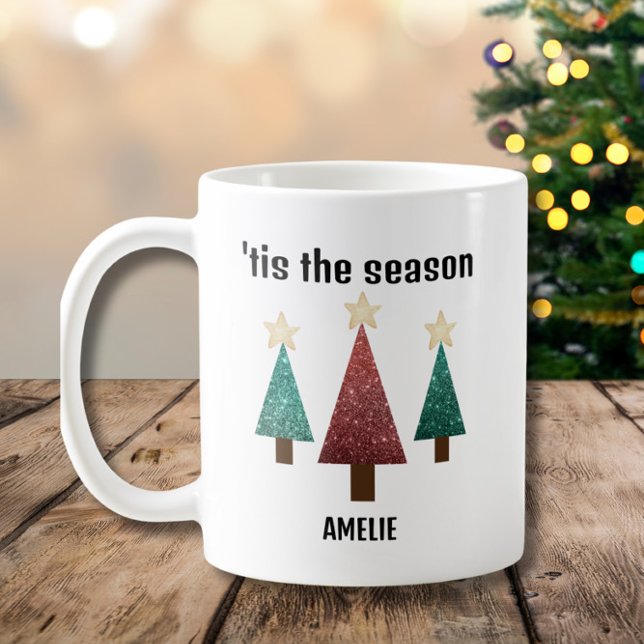 Caneca De Café  Christmas Trees  (Criador carregado)
