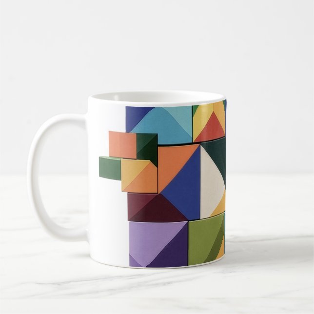 Caneca De Café Chromatic Structure (Esquerda)