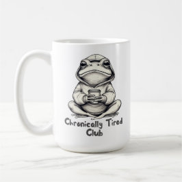 Caneca De Café Chronically Tired Club Frog cups –  Coffee Frog