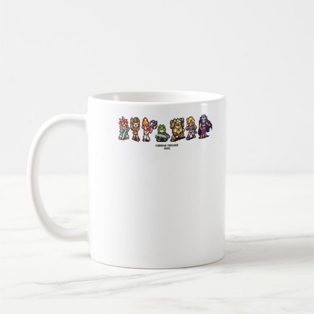 Caneca De Café Chrono Trigger Cast (Esquerda)