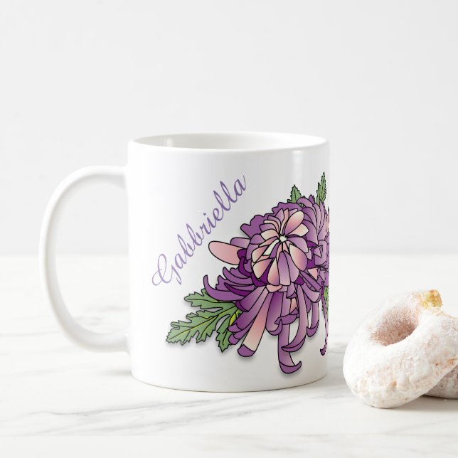 Caneca De Café Chrysanthemum (Com Donut)