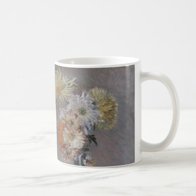 Caneca De Café Chrysanthemums por Gustave Caillebotte (Direita)