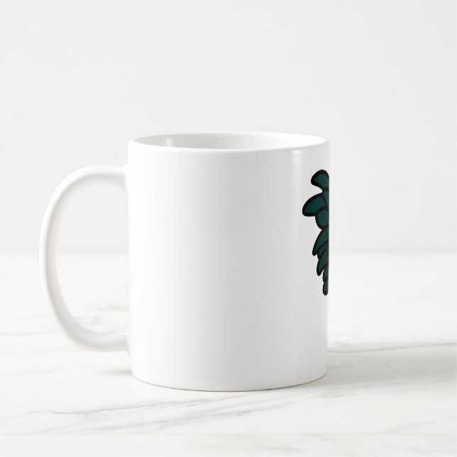Caneca De Café Chubby - Galo Bantam Japonês (Esquerda)