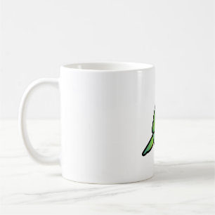 Caneca De Café Chubby Mustached Parakeet - Feminino