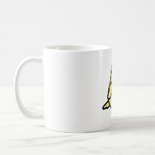 Caneca De Café Chubby Pied Dark American Peach-face Lovebird