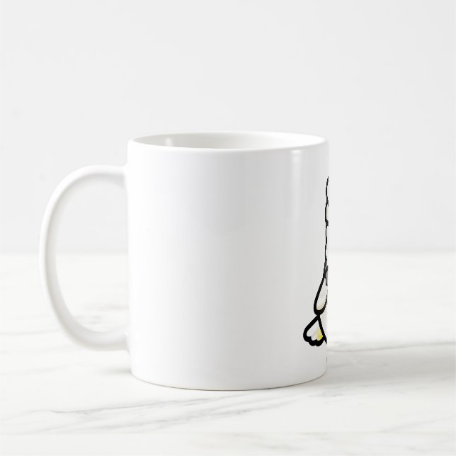 Caneca De Café Chubby Plucker Umbrella Cockatoo (Esquerda)