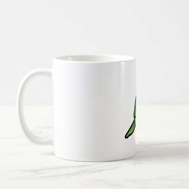Caneca De Café Chubby Rainbow Lorikeet (Esquerda)