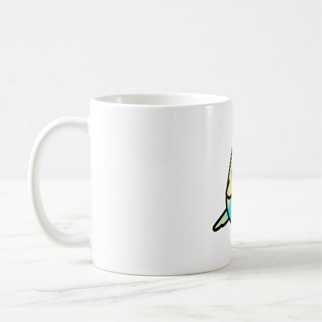Caneca De Café Chubby Rainbow Spangle - Homem (Esquerda)