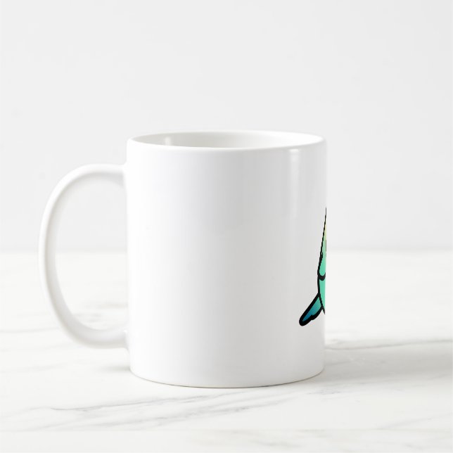 Caneca De Café Chubby Sky Blue Yellow-head Budget - Female (Esquerda)