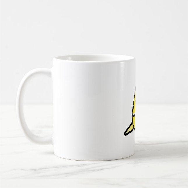 Caneca De Café Chubby Yellow Lutino Budget Red Eyes (Esquerda)