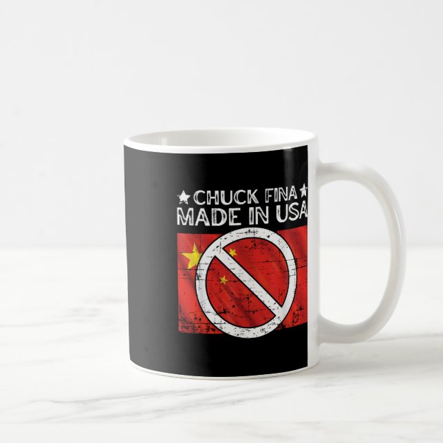 Caneca De Café Chuck Fina China - Dia de Libertação da Guerra Com (Direita)