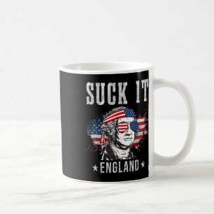 Caneca De Café Chupa Inglaterra Engraçado 4 De Julho - George Was