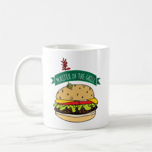 Caneca De Café CHURRASCO Burger Master da grelha