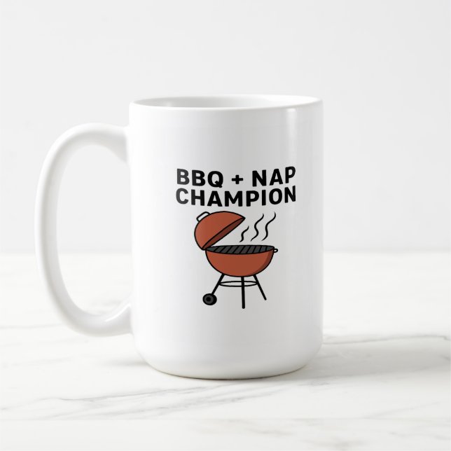 Caneca De Café CHURRASCO + Campeão de Nap (Esquerda)