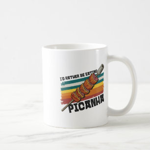 Caneca De Café Churrasco de bife com Design de tênis de Comida do