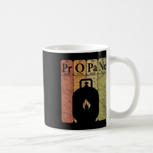 Caneca De Café Churrasco Propano Elementos de Mesa Periódicos Gri