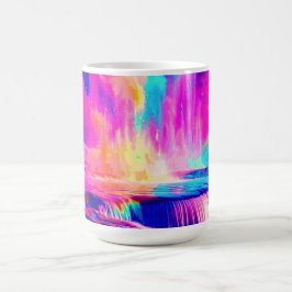 CANECA DE CAFÉ CHUVA COLORIDA