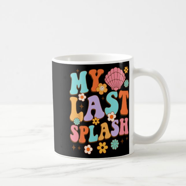 Caneca De Café Chuva de Noiva da Noiva Chuva de Noiva Meu Último  (Direita)