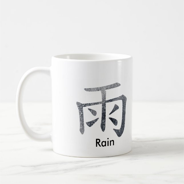 Caneca De Café Chuva japonesa/chinesa (Esquerda)