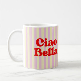 Caneca de Café Ciao Bella Elegant Script