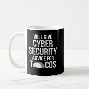 Caneca De Café Cibersegurança IT Analyst norte-americano Art Cert