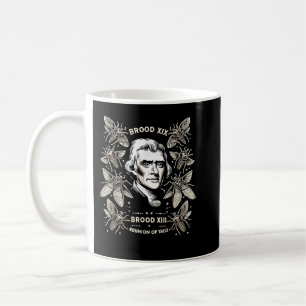 Caneca De Café Cicada Brood XIII XIX não desde 1803 Volta a Cicad